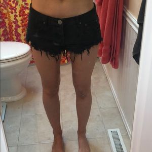 ONE TEASPOON BLACK OAK BONITA SHORTS sz 28